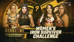 Nxt Deadline 2022 Iron Survivor Challenge Participants Revealed For Wwe Ple