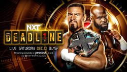 Wwe Nxt Deadline 2022 Main Event Championship Match Announced