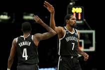 Kevin Durant Leads Nets Franchise Record Rout Warriors Siakam Ends Knicks Win Streak