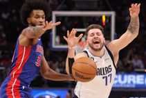 Nba Bogdanovic Hayes Outduel Doncic As The Pistons Upset The Mavericks In Overtime