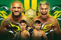 One Fight Night 7 Lineker Vs Andrade Ii Full Fight Card Announced