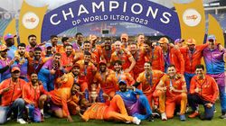 Ilt20 Final Adani Gulf Giants Claim The Inaugural Title With A 7 Wicket Win Over Desert Giants