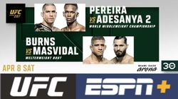 Ufc 287 Pereira Vs Adesanya 2 Date Timing Telecast And Ticket Information