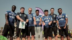 Chennaiyin Fc Isl Club Joins Venture To Clean Marina Beach In Chennai