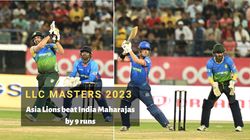 Llc Masters 2023 Misbah Ul Haq Sohail Tanvir Star In Asia Lions 9 Run Win Over India Maharajas
