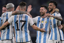 Argentina 7 0 Curacao Messi Caps 100th International Goal First Half Hat Trick Rout