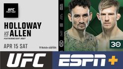 Ufc Kansas City 2022 Holloway Vs Allen Date Timing Telecast And Ticket Information