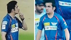 Ipl 2023 Gautam Gambhir Signals Rcb Fans To Shut Up After Lsg Win Watch