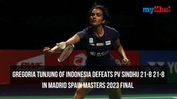 Madrid Spain Masters 2023 Pv Sindhu Suffers Lopsided Defeat In Final To Gregoria Mariska Tunjung