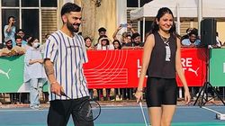 Virat Kohli Anushka Sharma Surprise Fans With Badminton Face Off