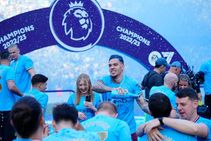 Manchester City Premier League Celebration After Beating Chelsea
