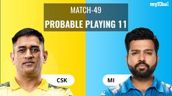 Csk Vs Mi Playing 11 Ipl 2023 Probable 11 Of Match 50 Chennai Super Kings And Mumbai Indians
