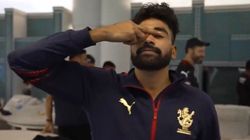 Ipl 2023 Mohammed Siraj Shows Middle Finger In Rcb Dressing Room Celebration