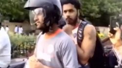 Ms Dhoni Unseen Video Former India Cricketer Riding Bike With S Sreeanth Sitting Behind