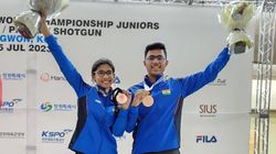 Issf Junior World Championships 2023 Abhinav Shaw Gautami Bhanot Mixed Gold Medal