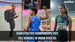 Asian Athletics Championships 2023 Indians In Action Timings In Ist Live Streaming Information