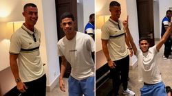 Luva De Pedreiro Meets Cristiano Ronaldo Internet Football Sensation Reacted After Meeting