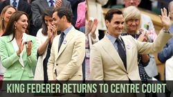Wimbledon 2023 Roger Federer Gets A Standing Ovation At Centre Court