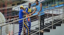 India Bowler Mohammed Siraj Reveals Reason To Gift Bat Shoes Barbados Players