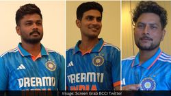 India Vs West Indies Indian Cricketers Flaunt New Odi Jersey
