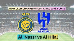 Al Nassr Vs Al Hilal Live Score Updates Cristiano Ronaldo Arab Champions Cup Final