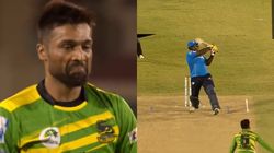 Former Pakistan Pacer Mohammad Amir Hit For 96 Meter Six In Cpl 2023 Opener Video