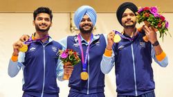 Asian Games 2023 Sarabjot Singh Shiva Narwal Arjun Singh Cheema Gold 10m Air Pistol Team