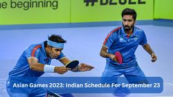 Asian Games 2023 Schedule For September 23 Indias Asian Games Fixtures