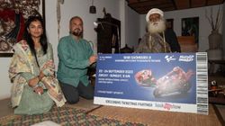 Motogp Bharat Sadhgurus Passion For Bikes And Nature Takes Center Stage At Opening Ceremony