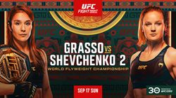 Noche Ufc 2023 Grasso Vs Shevchenko 2 Fight Card Start Time Telecast Live Streaming