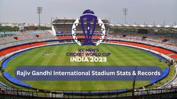 Rajiv Gandhi International Stadium Stats Records Icc World Cup 2023 Venue