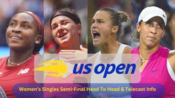 Us Open 2023 Womens Singles Semi Finals Gauff Muchova Sabalenka Keys Head To Head Live Streaming