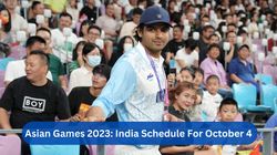 Asian Games 2023 Schedule For October 4 Indias Asian Games Fixtures
