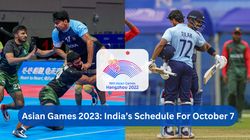 Asian Games 2023 Schedule For October 7 India Asian Games Fixtures
