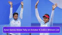 Asian Games 2023 Medal Tally On October 4 Indian Winners