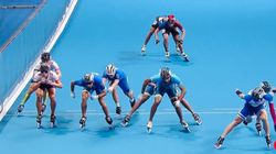 Asian Games 2023 Indian Mens Womens Roller Skating Teams Bag Bronze In Speed Skating 3000m Relay