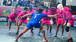 Yuva Kabaddi Series Visually Impaired Players Showcase Kabaddi Skills At Exhibition Match