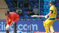 Australia Vs Netherlands David Warner Slams 22nd Odi Century Entertains Euphoric Delhi Crowd