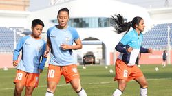 India Vs Japan Womens Football Match Afc Olympics Qualifiers