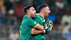 Pak Vs Sa World Cup 2023 Keshav Maharaj Anger Celebration Winning Runs Vs Pakistan