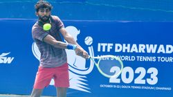Itf Dharwad Mens World Tennis Tour 2023 Madhwin Kamath Stuns Qualifiers Top Seed Vishnu Vardhan