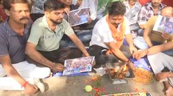 Havan Karenge Fans In Varanasi Perform Fire Ritual India Vs England World Cup 2023 Match Lucknow