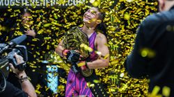 One Fight Night 14 Three Sport World Champ Stamp Fairtex Relives Historic Moment