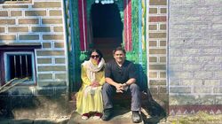 Ms Dhoni Visits Ancestral Village Almora With Wife Spends Time With Locals Watch