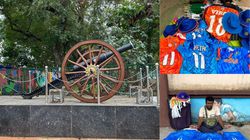 Virat Kohli And Rohit Sharma Jerseys In Indian Football Match Defying Post World Cup Loss