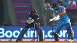 World Cup 2023 Shreyas Iyer Celebration 50 India Vs Sri Lanka Spectators Mumbai