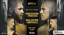 Ufc 295 Prochazka Vs Pereira Fight Card Date Timings In Ist Telecast Live Streaming Info