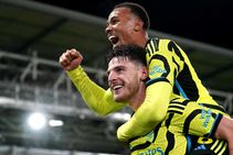 Declan Rice Earns Dramatic Last Gasp Win For Arsenal At Luton