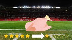Manchester United One Star Food Hygiene After Serving Raw Chicken