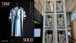 Six Lionel Messi World Cup Jerseys Smash Records Sell For 7 8 Million At New York Auction